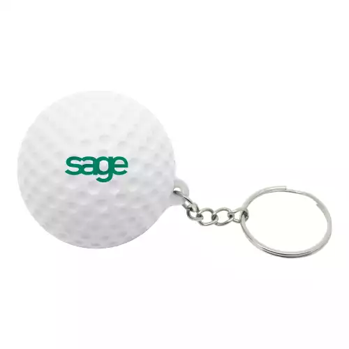 Stress Golf Ball Keyring